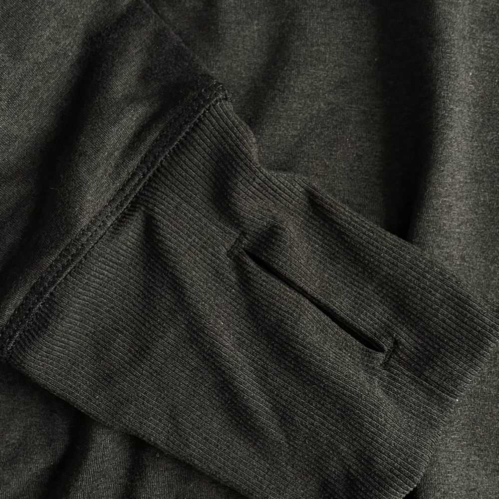 Bench Charcoal Ribbed Collar Top - Picture 2 of 4